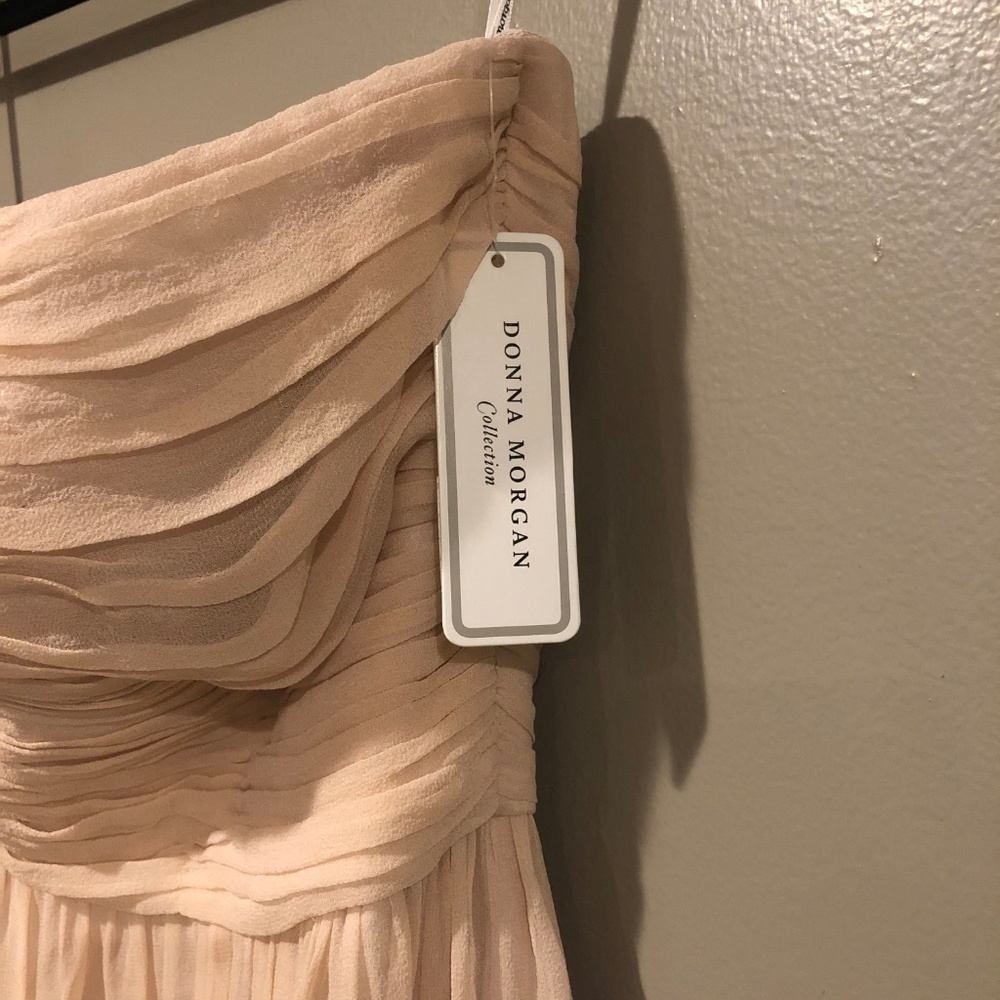 Donna Morgan Laura Sweetheart Long Chiffon Dress - Picture 3 of 6